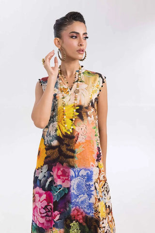 GUL AHMED -2PC Unstitched Printed Cambric Suit TCN-42002