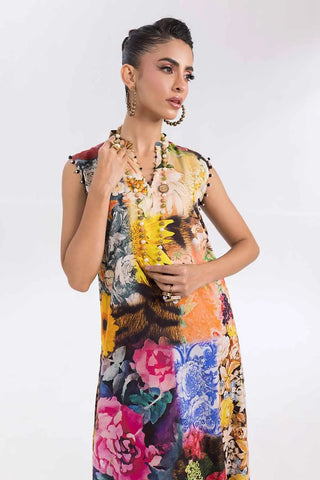 GUL AHMED -2PC Unstitched Printed Cambric Suit TCN-42002