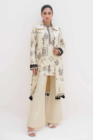 GUL AHMED -2PC Unstitched Embroidered Khaddar Suit TK-42002